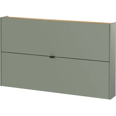 Germania Ameca Schuhschrank - Grün, 140x83x18 cm Germania Ameca Schuhschrank - Grün, 140x83x18 cm