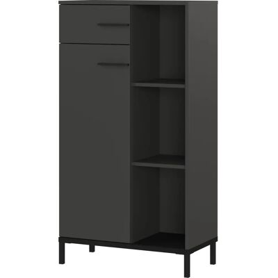 Germania Rovigo - File Cabinet - Graphite - 64cm x 120cm - Germania Germania Rovigo - File Cabinet - Graphite - 64cm x 120cm - Germania
