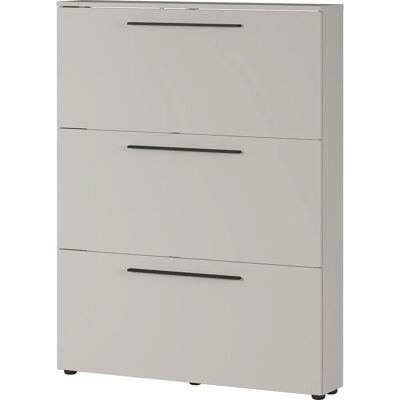 Germania Utah Shoe Cabinet - 3 Doors, Melamin Finish, German Made Germania Utah Shoe Cabinet - 3 Doors, Melamin Finish, German Made