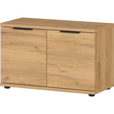 Germany GW-Fremont Schuhbank - Navarra-Eiche-Nachbildung - Platz für 8 Schuhe - 75x48x37 cm Germany GW-Fremont Schuhbank - Navarra-Eiche-Nachbildung - Platz für 8 Schuhe - 75x48x37 cm