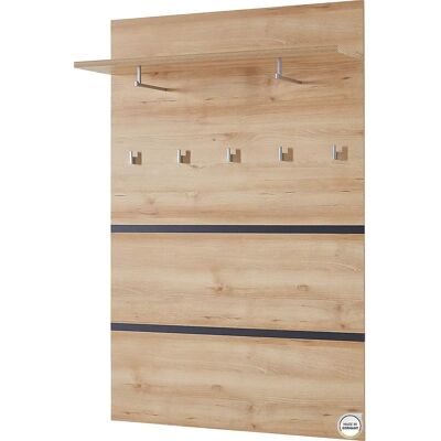 GERMANIA Wandgarderobe Lissabon 5 Haken 96 x 147 cm - Garderobenpaneel GERMANIA Wandgarderobe Lissabon 5 Haken 96 x 147 cm - Garderobenpaneel