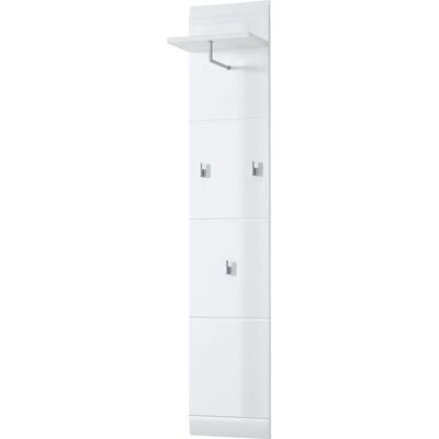 Germania Adana Wandhakenleiste - 30cm Weiß MDF Germania Adana Wandhakenleiste - 30cm Weiß MDF