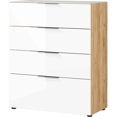 Deutschland Oakland Weiße 4-Schubladen Sideboard Deutschland Oakland Weiße 4-Schubladen Sideboard
