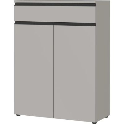 Germania Bastia - Schuhschrank - 2 Türen, 1 Schublade - 90x41x120cm Germania Bastia - Schuhschrank - 2 Türen, 1 Schublade - 90x41x120cm