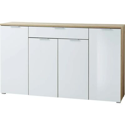 GERMANIA GW-Telde Sideboard in Weiß & Eiche - Stauraummöbel GERMANIA GW-Telde Sideboard in Weiß & Eiche - Stauraummöbel