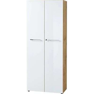 GERMANIA Navarra Eiche Weiß 4-Regal Aktenschrank GERMANIA Navarra Eiche Weiß 4-Regal Aktenschrank