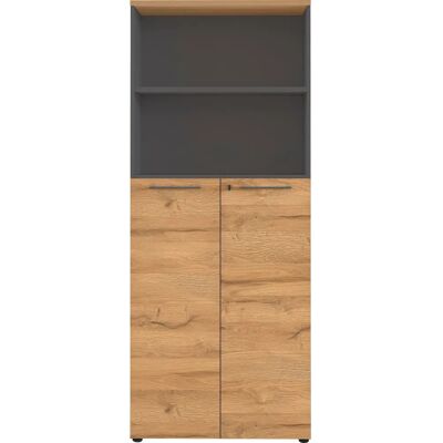 GERMANIA abschließbarer Aktenschrank - 80x40x197 cm GERMANIA abschließbarer Aktenschrank - 80x40x197 cm