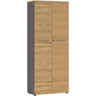 GERMANIA GW-Agenda Aktenschrank - 80x40x197cm, 2 Stück, Grau GERMANIA GW-Agenda Aktenschrank - 80x40x197cm, 2 Stück, Grau