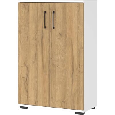 GERMANIA Profi 3.0 Schrank Weiß/Grandson Eiche - Aktenschrank GERMANIA Profi 3.0 Schrank Weiß/Grandson Eiche - Aktenschrank