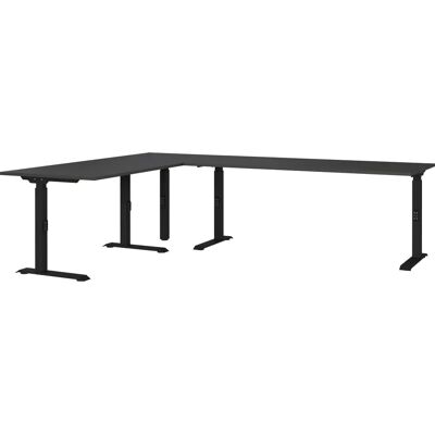 GERMANIA Mailand Höhenverstellbarer L-Form Schreibtisch - Büro/Home GERMANIA Mailand Höhenverstellbarer L-Form Schreibtisch - Büro/Home