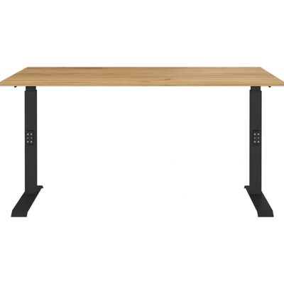 GERMANIA Downey Höhenverstellbarer Schreibtisch - Braun - 140x80cm GERMANIA Downey Höhenverstellbarer Schreibtisch - Braun - 140x80cm