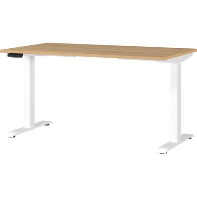 Bureau réglable en hauteur Germania Jet - Beige - Publicité Bureau réglable en hauteur Germania Jet - Beige - Publicité