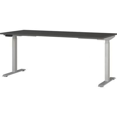 GERMANIA Jet Elektrisch Höhenverstellbarer Schreibtisch - T-Fuß, Silber & Graphit GERMANIA Jet Elektrisch Höhenverstellbarer Schreibtisch - T-Fuß, Silber & Graphit