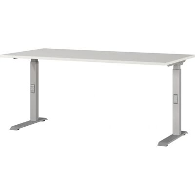 GERMANIA Agenda Schreibtisch - Höhenverstellbar, Silber, 160x80cm GERMANIA Agenda Schreibtisch - Höhenverstellbar, Silber, 160x80cm