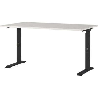 GERMANIA Agenda Schreibtisch - Höhenverstellbar, 140x80cm, Schwarz GERMANIA Agenda Schreibtisch - Höhenverstellbar, 140x80cm, Schwarz