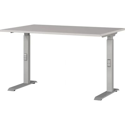 GERMANIA DOWNEY höhenverstellbarer Schreibtisch - 120x80cm - Silber GERMANIA DOWNEY höhenverstellbarer Schreibtisch - 120x80cm - Silber