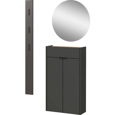 Germania Ameca Garderoben-Set - Kastenmöbel mit Verstellbaren Einlegeböden Germania Ameca Garderoben-Set - Kastenmöbel mit Verstellbaren Einlegeböden