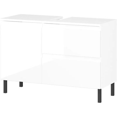 Germania Scantic Badezimmerunterschrank - Weiß, 80cm, Verstellbarer Einlegeboden Germania Scantic Badezimmerunterschrank - Weiß, 80cm, Verstellbarer Einlegeboden