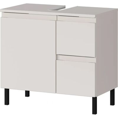 Germany Scantic Braun Badezimmerunterschrank - Siphonausschnitt, MDF, 60cm Germany Scantic Braun Badezimmerunterschrank - Siphonausschnitt, MDF, 60cm