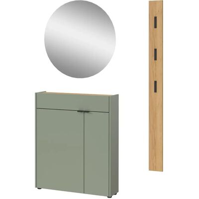 Germania GW-Ameca Garderoben-Set - Grün, 113cm x 200cm x 22cm Germania GW-Ameca Garderoben-Set - Grün, 113cm x 200cm x 22cm