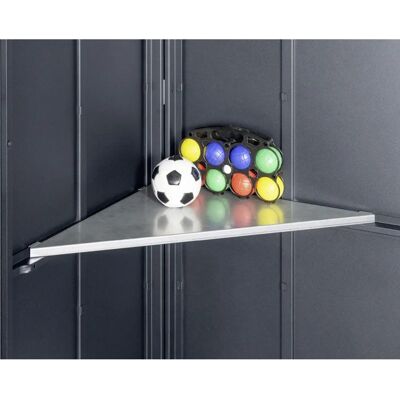EcoStar Eckregal - Metall 62,2x62,2cm für Gerätehaus EcoStar Eckregal - Metall 62,2x62,2cm für Gerätehaus