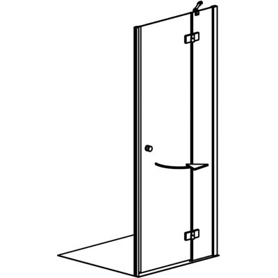 GEO A-N300 Douchedeur - Toegankelijk, 200cm hoog, 100cm breed GEO A-N300 Douchedeur - Toegankelijk, 200cm hoog, 100cm breed