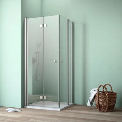 GEO A-E420 Douchecabine - Toegankelijk, Vouwdeur, Veiligheidsglas 6mm GEO A-E420 Douchecabine - Toegankelijk, Vouwdeur, Veiligheidsglas 6mm