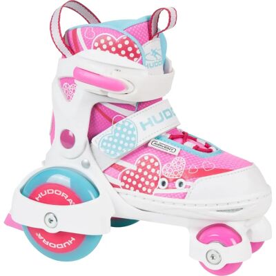 Hudora 22042 verstellbare Kinder-Rollschuhe - Erste Quad Skates für Kinder Hudora 22042 verstellbare Kinder-Rollschuhe - Erste Quad Skates für Kinder