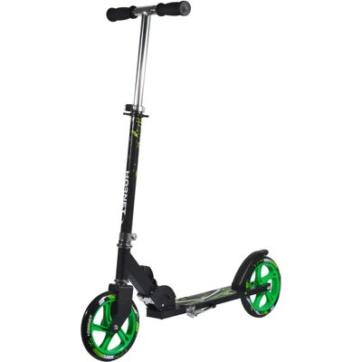 Trottinette HUDORA Hornet 200 - Vert - Guidon réglable en hauteur Trottinette HUDORA Hornet 200 - Vert - Guidon réglable en hauteur