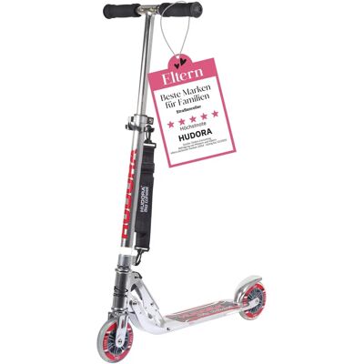 HUDORA BigWheel 125 Silver Justerbar barn- och vuxenscooter HUDORA BigWheel 125 Silver Justerbar barn- och vuxenscooter