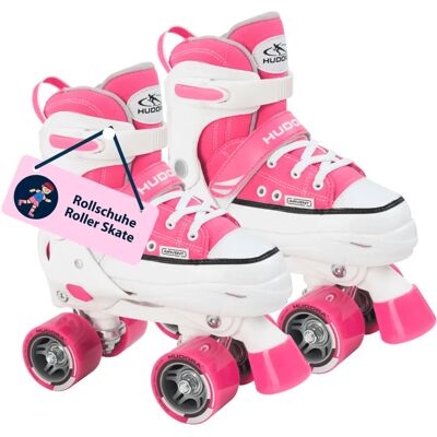 Hudora Mädchen Pink Verstellbare Rollschuhe - Rollschuhe Hudora Mädchen Pink Verstellbare Rollschuhe - Rollschuhe