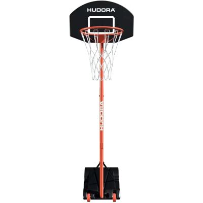 Anneau de basket Hudora - Ajustable 205cm avec ballon et pompe - Publicité Anneau de basket Hudora - Ajustable 205cm avec ballon et pompe - Publicité