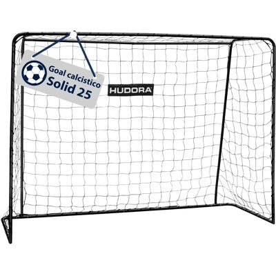 Portería de fútbol Solid 25 negra - Equipamiento deportivo Portería de fútbol Solid 25 negra - Equipamiento deportivo