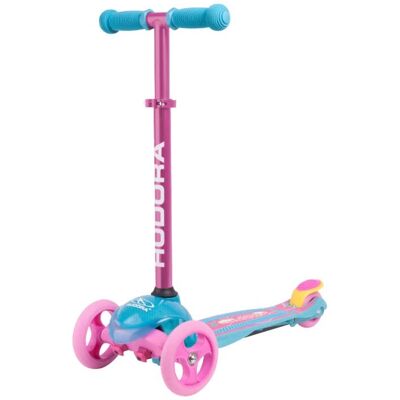 HUDORA Flitzkids 2.0 Trottinette Enfants Bleu Rose - Scooter pour enfants HUDORA Flitzkids 2.0 Trottinette Enfants Bleu Rose - Scooter pour enfants