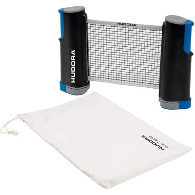 Hudora Verstelbaar Tafeltennisnet - 160cm - Zwart/Wit Hudora Verstelbaar Tafeltennisnet - 160cm - Zwart/Wit