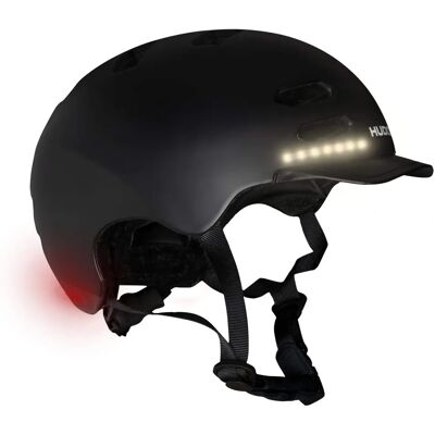 Hudora Skaterhelm - LED, Schwarz, M - Sports Safety Hudora Skaterhelm - LED, Schwarz, M - Sports Safety