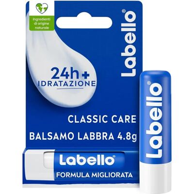 Labello classico care balsamo labbra - Stick idratante per labbra sensibili Labello classico care balsamo labbra - Stick idratante per labbra sensibili