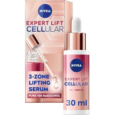 Nivea Cellular Expert Lift 3-Zone Serum - Rynkereduksjon & Hudstramming Nivea Cellular Expert Lift 3-Zone Serum - Rynkereduksjon & Hudstramming
