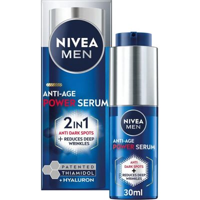 Nivea Nivea Men Valovoimainen Anti-ikä 2 in 1 Seerumi - Seerumi Nivea Nivea Men Valovoimainen Anti-ikä 2 in 1 Seerumi - Seerumi
