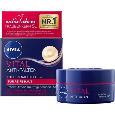 Nivea Vital Anti-Falten Nachtpflege - Nachtcreme Nivea Vital Anti-Falten Nachtpflege - Nachtcreme