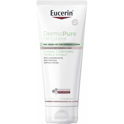 Eucerin DermoPure Triple Effect Body Cream - Body Moisturizer for Acne-Prone Skin Eucerin DermoPure Triple Effect Body Cream - Body Moisturizer for Acne-Prone Skin