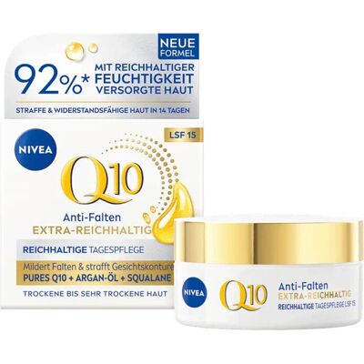 NIVEA Crème Visage - Anti-Rides Q10 SPF 15 - 50 ml - Publicité NIVEA Crème Visage - Anti-Rides Q10 SPF 15 - 50 ml - Publicité