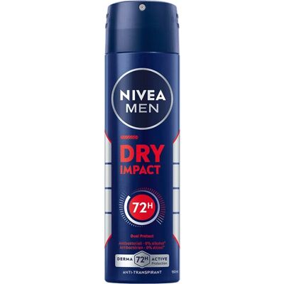 NIVEA MEN Dry Impact Deodorant Spray 150 ml NIVEA MEN Dry Impact Deodorant Spray 150 ml