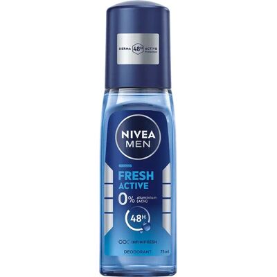 Nivea Men Fresh Active Spray Deodorant - 75 ml Nivea Men Fresh Active Spray Deodorant - 75 ml