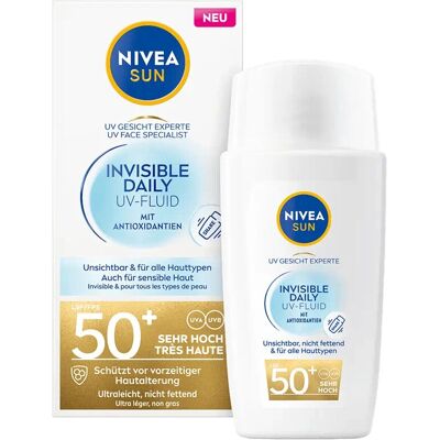 NIVEA Krem do opalania SPF 50+ - Lekka i niewidoczna ochrona UV NIVEA Krem do opalania SPF 50+ - Lekka i niewidoczna ochrona UV
