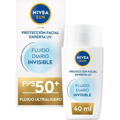 Nivea Sun SPF 50+ Niewidzialny Codzienny Płyn - Krem do opalania Nivea Sun SPF 50+ Niewidzialny Codzienny Płyn - Krem do opalania