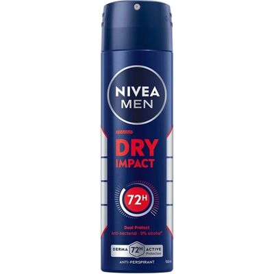 NIVEA MEN Dry Impact Deodorant Spray - 150 ml NIVEA MEN Dry Impact Deodorant Spray - 150 ml