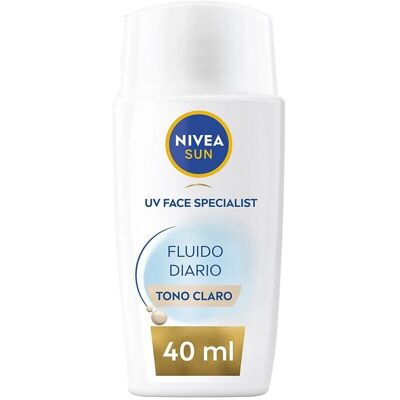 Nivea Tom Claro SPF50+ Proteção Solar Facial - Protetor Solar Facial Nivea Tom Claro SPF50+ Proteção Solar Facial - Protetor Solar Facial