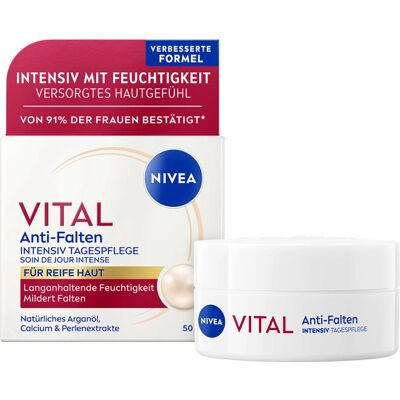 NIVEA - Vital Anti-Wrinkle Day Cream - 50 ml - Cream NIVEA - Vital Anti-Wrinkle Day Cream - 50 ml - Cream