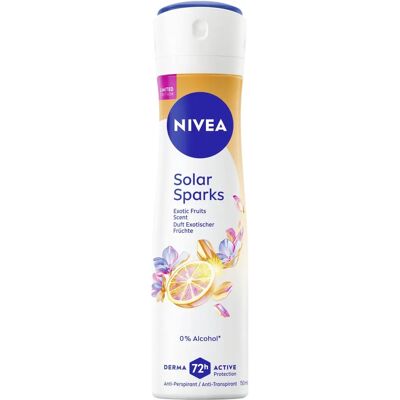 NIVEA - Solar Sparks - Women - 150 ml - Deodorant Spray NIVEA - Solar Sparks - Women - 150 ml - Deodorant Spray